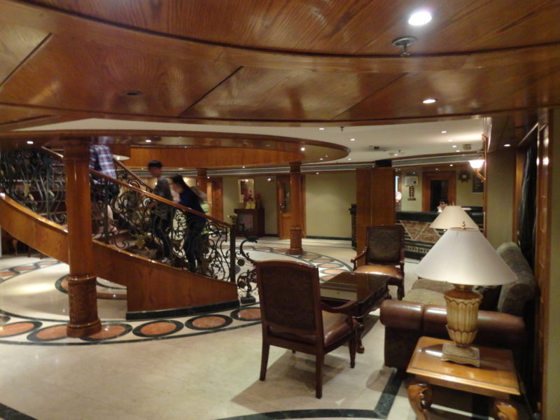 Cruise ship lobby