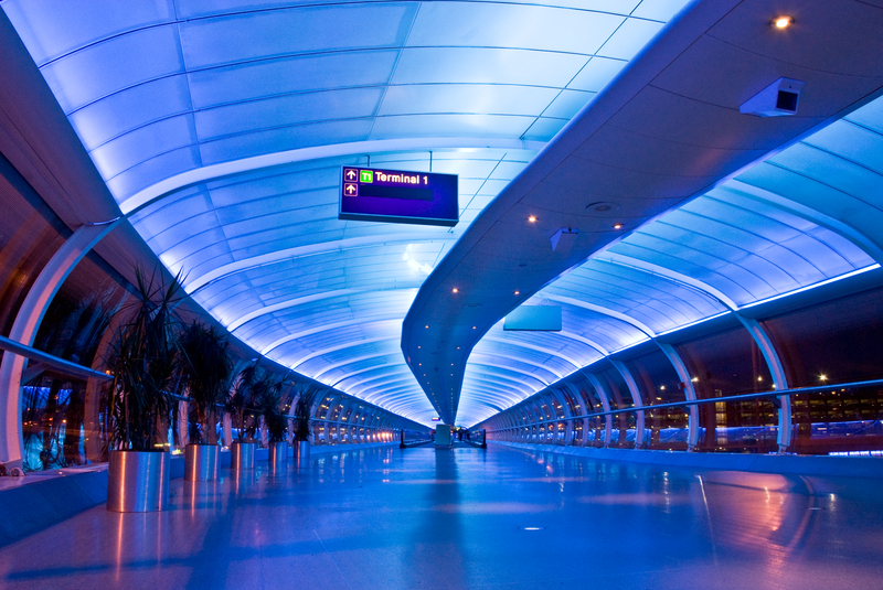 Inside Manchester Airport