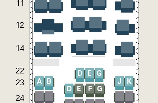 Swiss Airbus A330 Seat Map