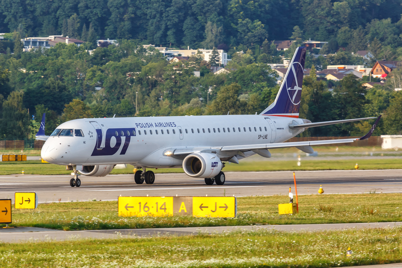 LOT Polish Airlines Embraer 195