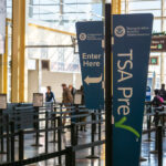 TSA precheck fast lane line