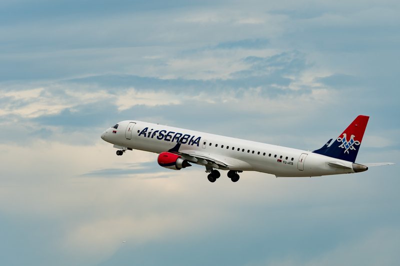 Air Serbia Embraer E195LR