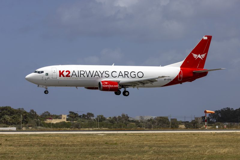 K2 Airways Cargo Boeing 737-4M0
