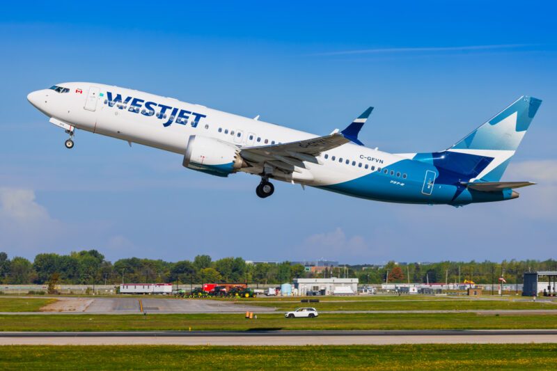 Westjet Boeing 737 MAX