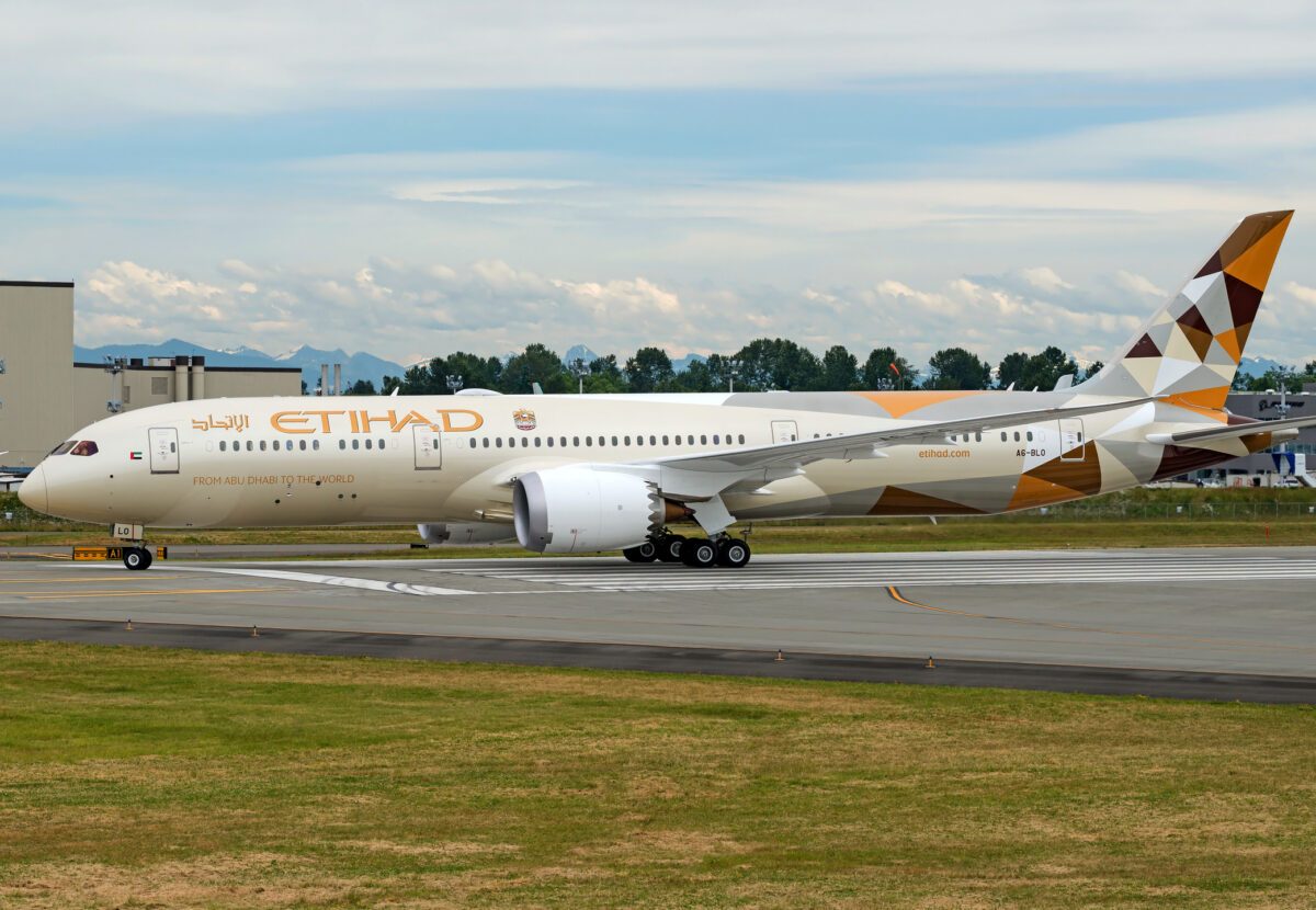 Etihad Airways Boeing 787-9 Dreamliner