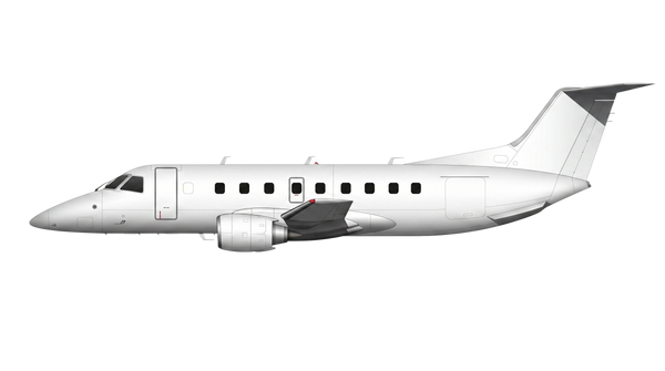 Embraer E195-E2 shown unpainted