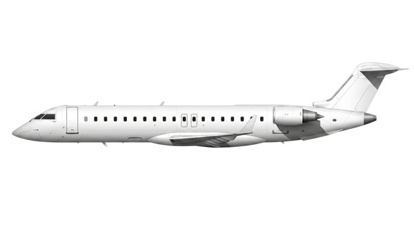 Bombardier CRJ-900 shown unpainted