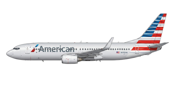 American Airlines Boeing 737 NG livery
