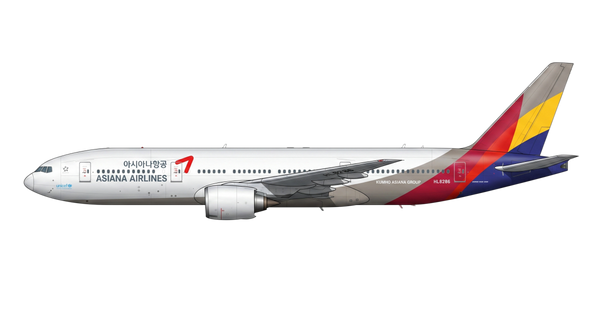 Asiana Airlines Boeing 777 livery