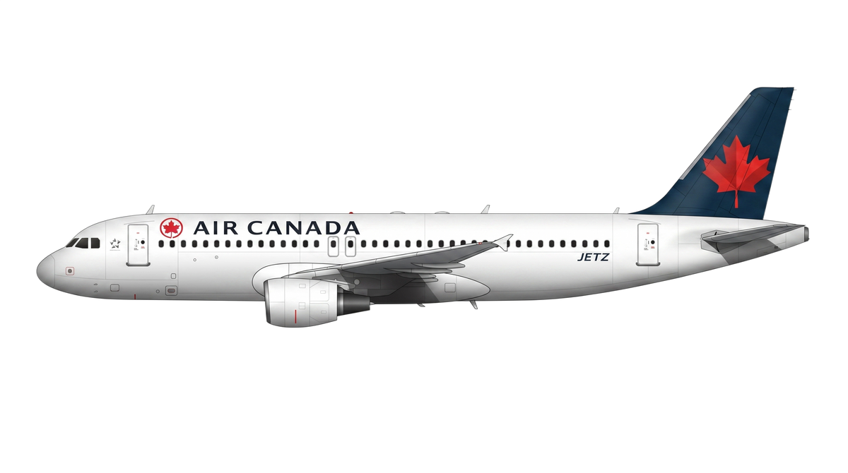 Air Canada Airbus A318/A319/A32 livery
