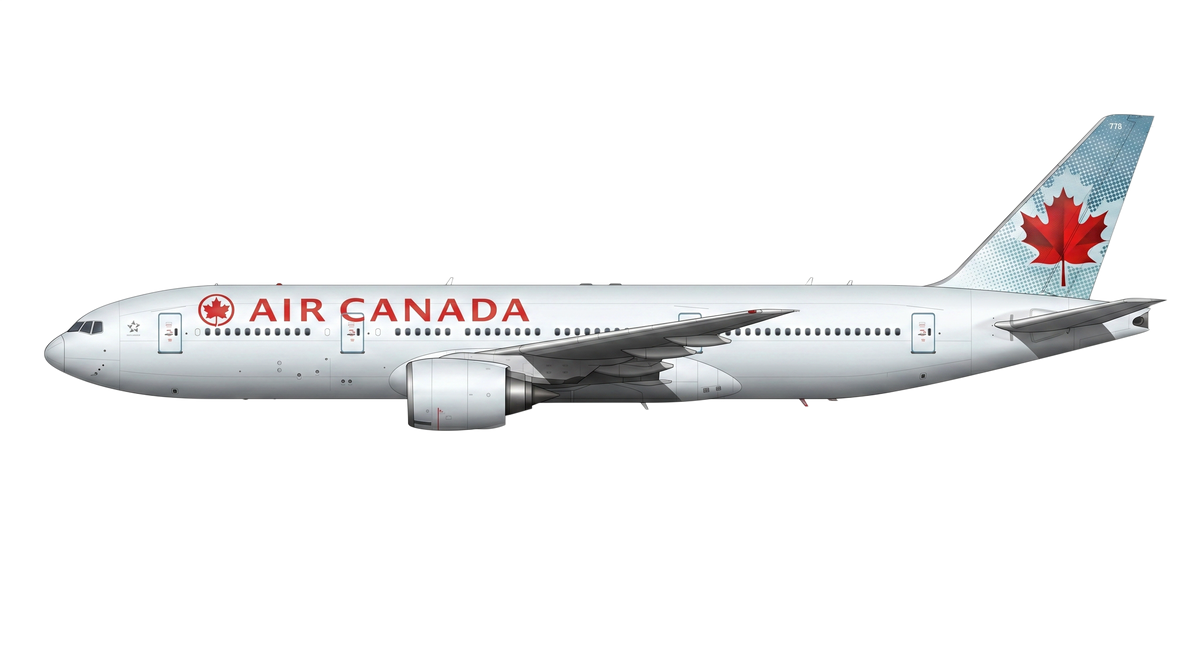 Air Canada Boeing 777 livery