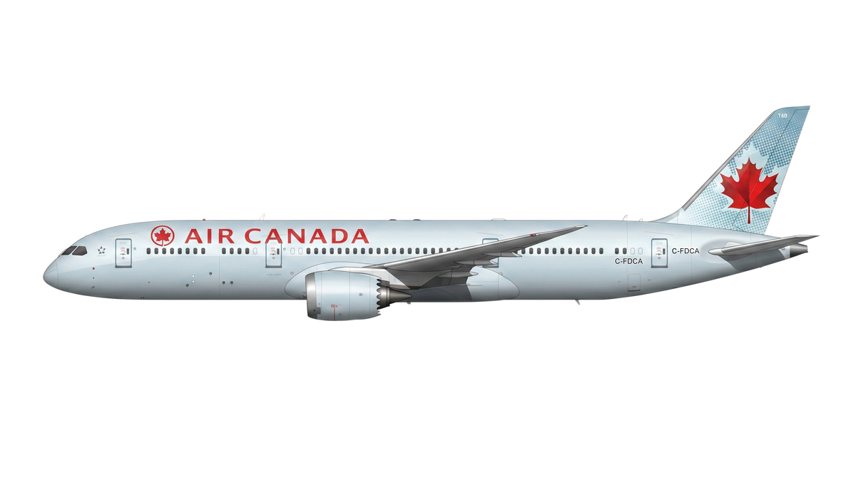 Air Canada Boeing 787 livery