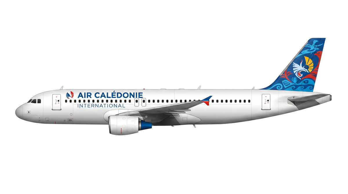 Aircalin Airbus A318/A319/A32 livery
