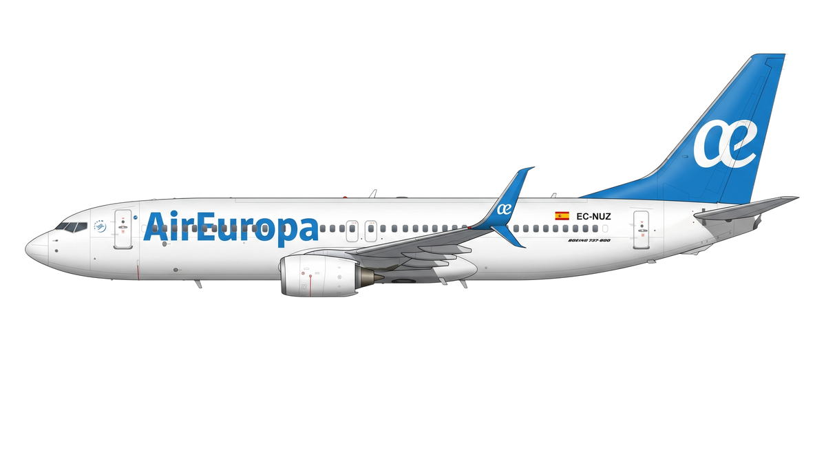 Air Europa Boeing 737 NG livery