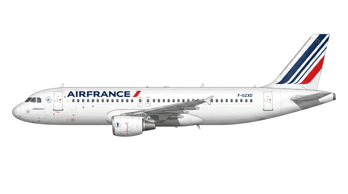 Air France Airbus A318/A319/A32 livery