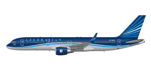 Azerbaijan Airlines Boeing 757 livery