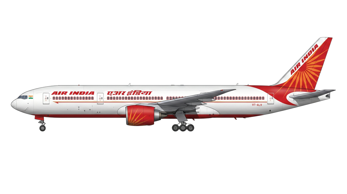 Air India Boeing 777 livery