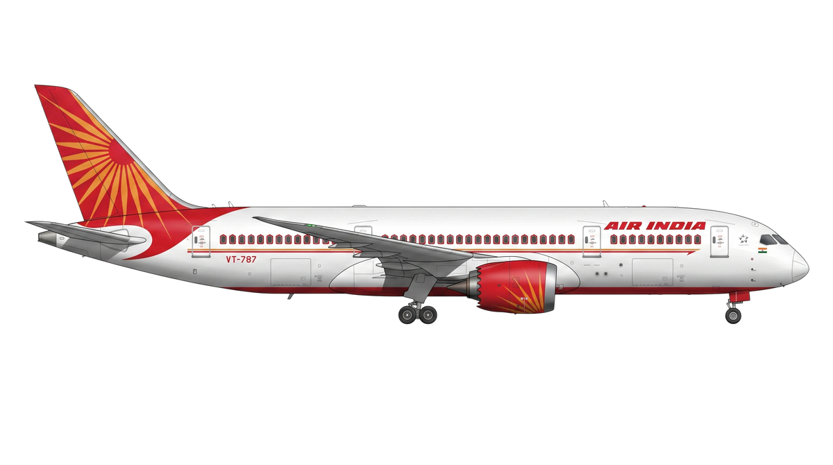 Air India Boeing 787 livery