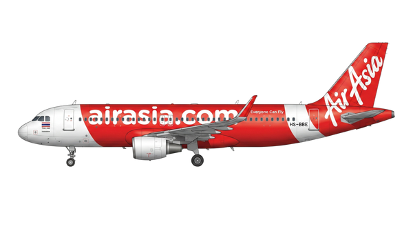 Thai AirAsia Airbus A318/A319/A32 livery