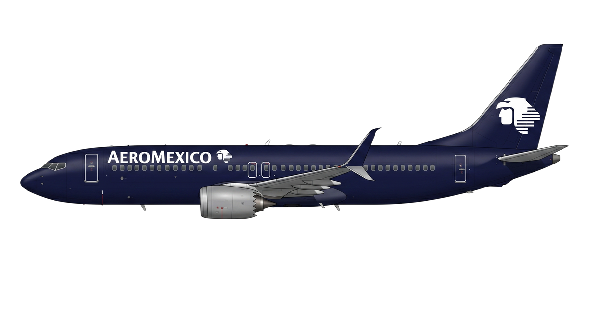 Aeromexico Boeing 737 NG livery
