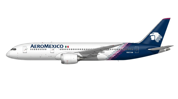 Aeromexico Boeing 787 livery