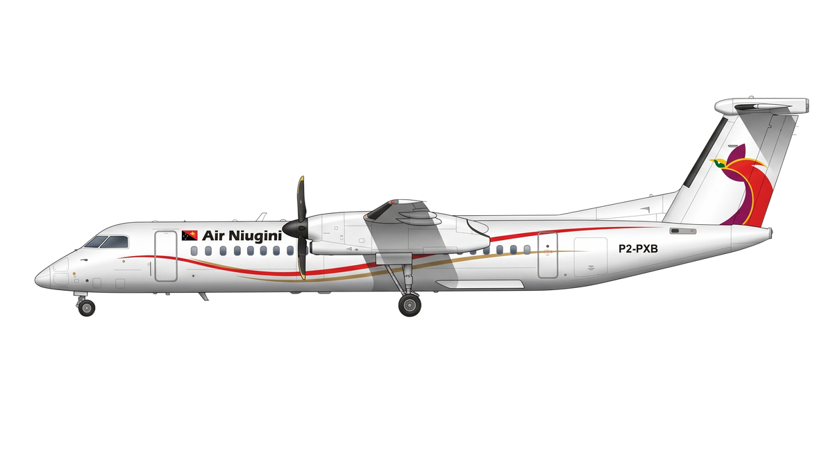 Air Niugini Bombardier DHC-8-400 livery