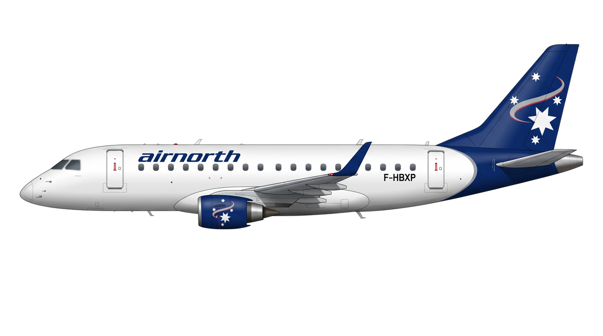 Capiteq Limited dba AIRNORTH Embraer EMB-170/EMB livery