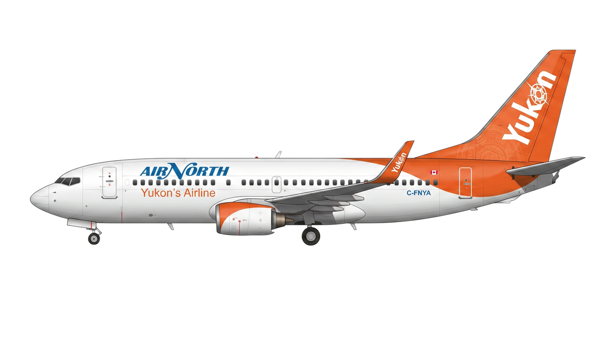 Air North Charter and Training Ltd. Boeing 737 Classic livery