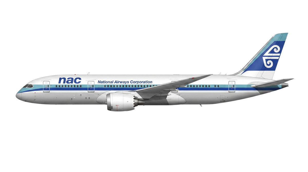 Air New Zealand Boeing 787 livery