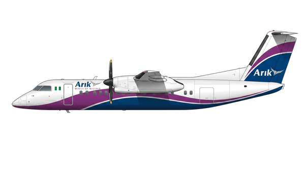 Arik Air Bombardier DHC-8-400 livery