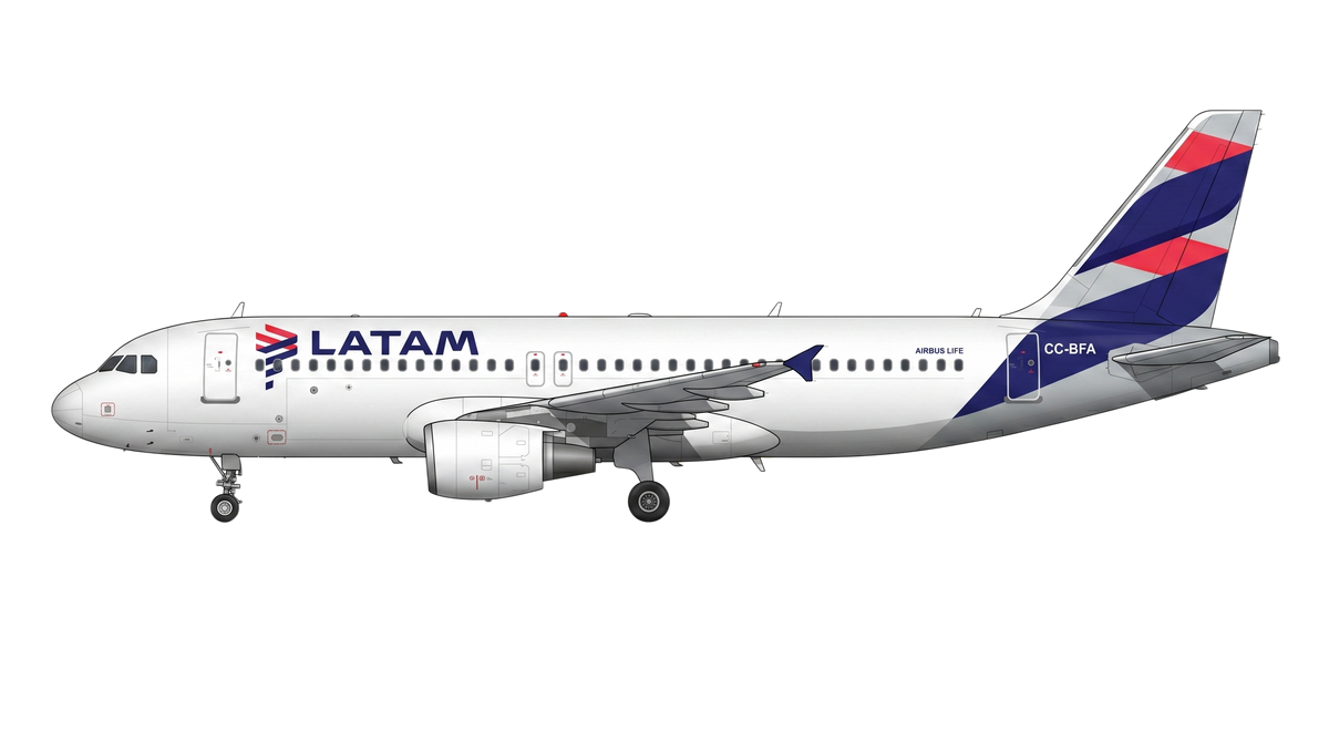 Lan Colombia Airlines Airbus A318/A319/A32 livery