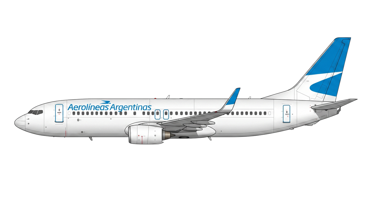 Aerolineas Argentinas Boeing 737 NG livery