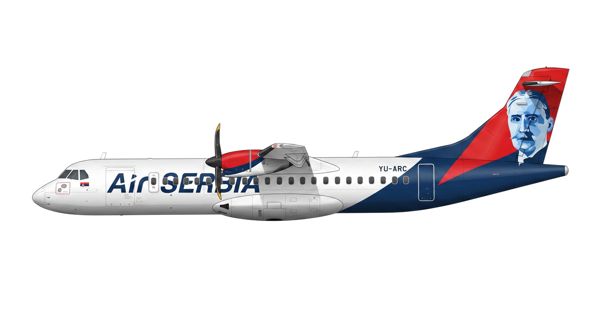 Air SERBIA ATR 42/72 livery