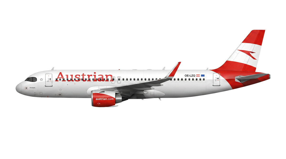 Austrian Airbus A318/A319/A32 livery