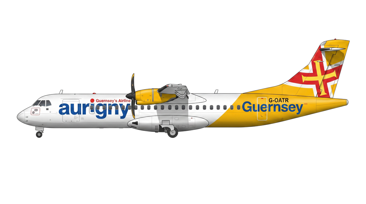 Aurigny Air Services Limited ATR 42/72 livery