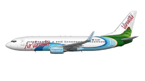 Air Vanuatu (Operations) Limited Boeing 737 NG livery