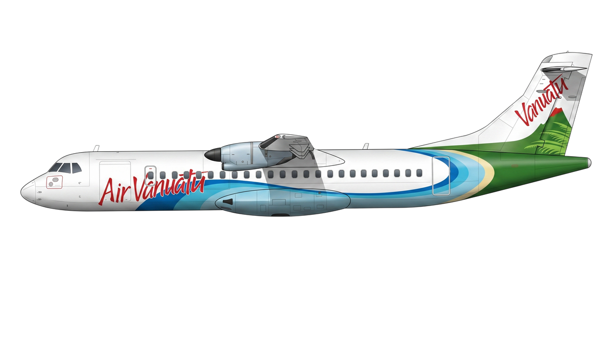 Air Vanuatu (Operations) Limited ATR 42/72 livery