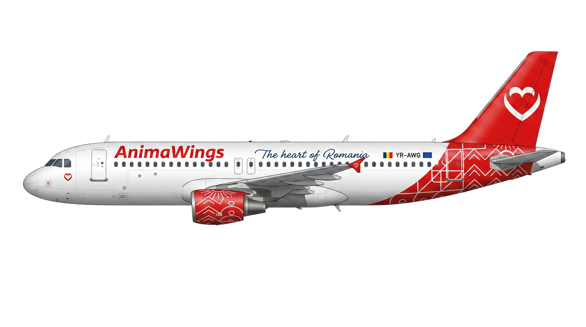AnimaWings Airbus A318/A319/A32 livery