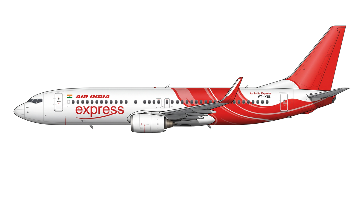 Air India Express Boeing 737 NG livery