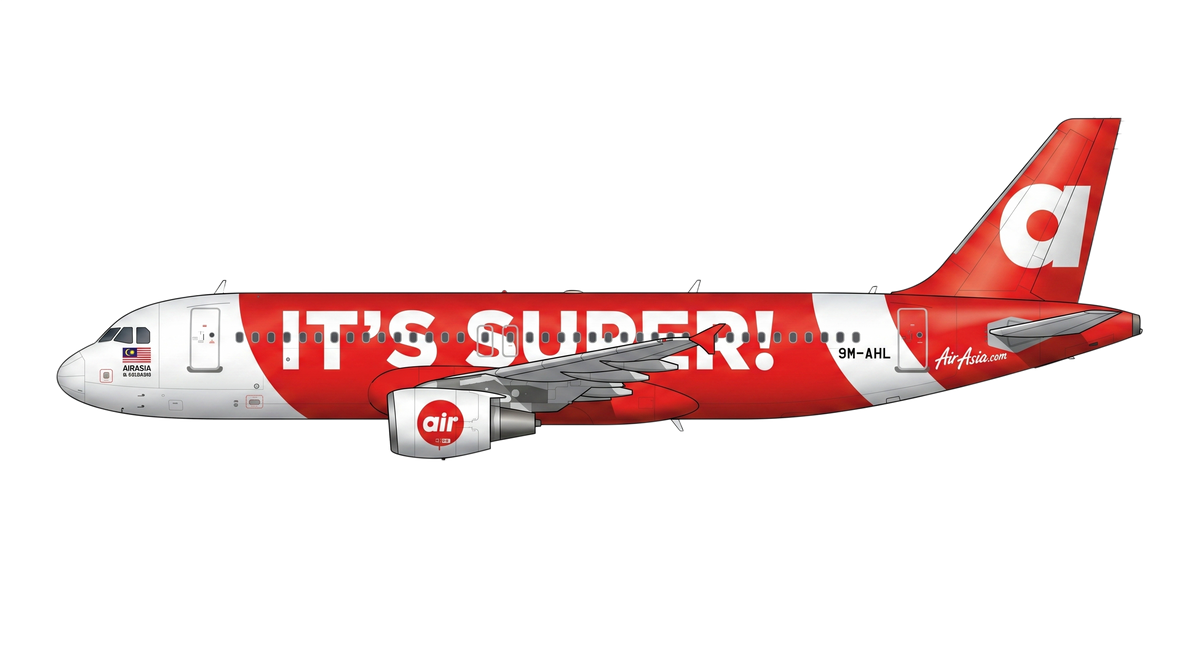 AirAsia Airbus A318/A319/A32 livery