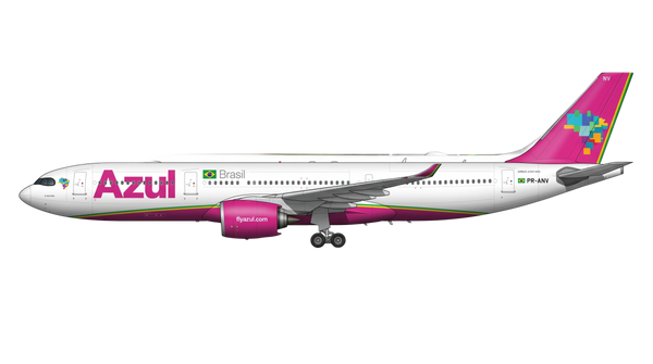 Azul Brazilian Airlines Airbus A330/A340 livery