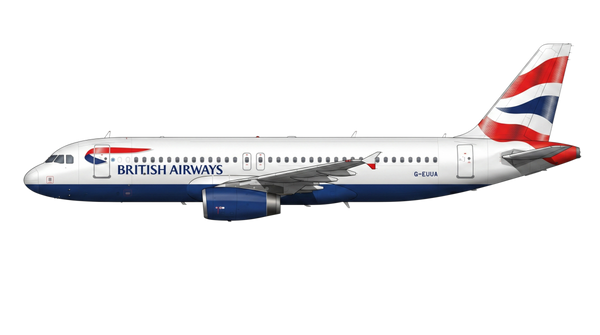 British Airways Airbus A318/A319/A32 livery