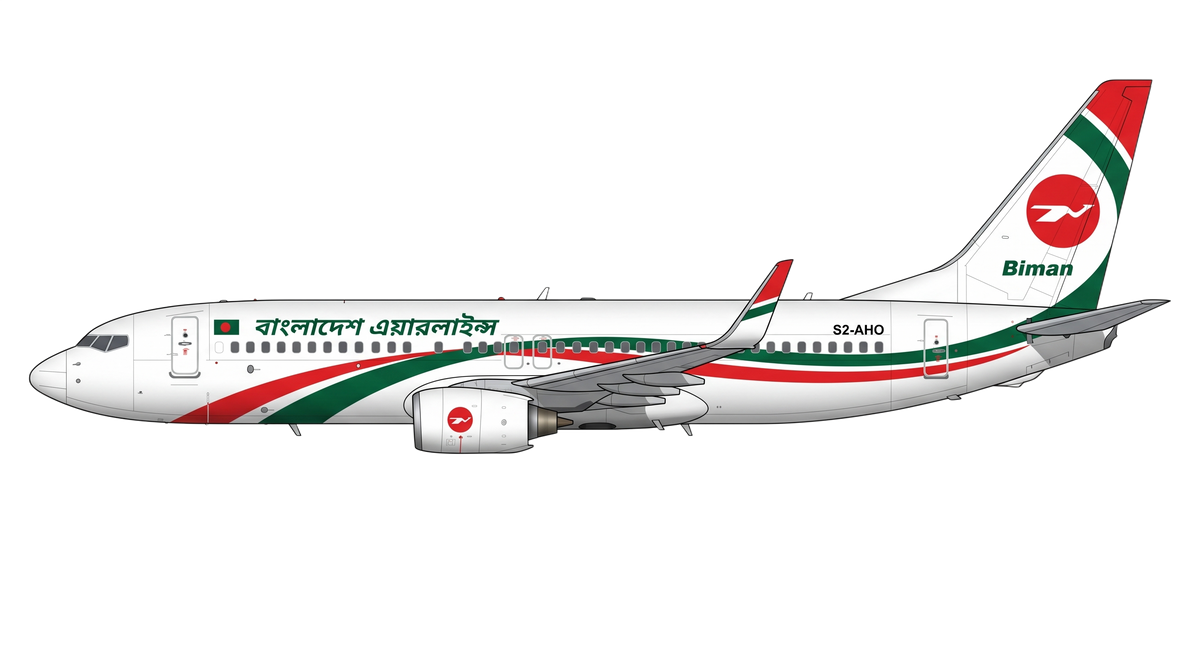 Biman Boeing 737 NG livery