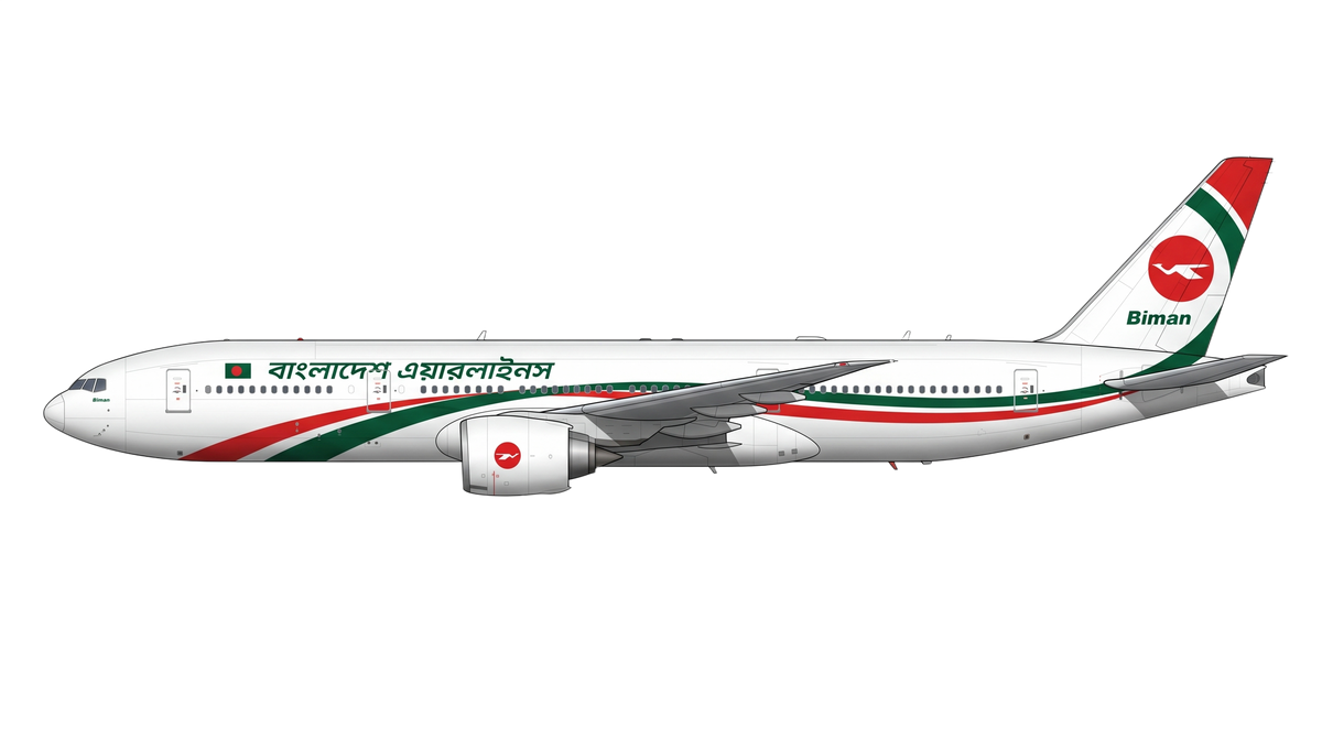 Biman Boeing 777 livery