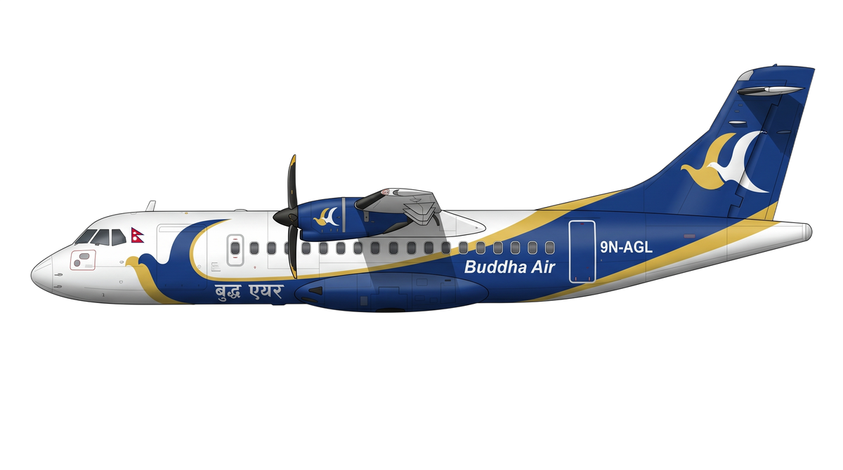 Buddha Air Ltd. ATR 42/72 livery