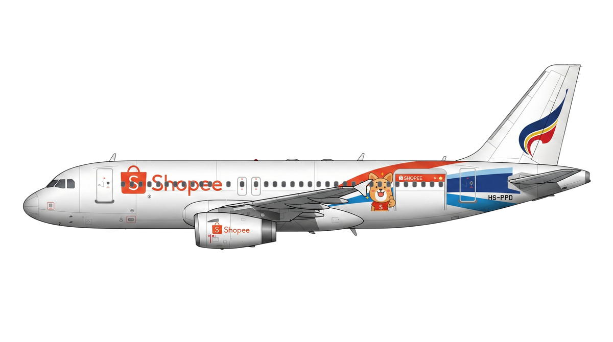 Bangkok Airways Airbus A318/A319/A32 livery
