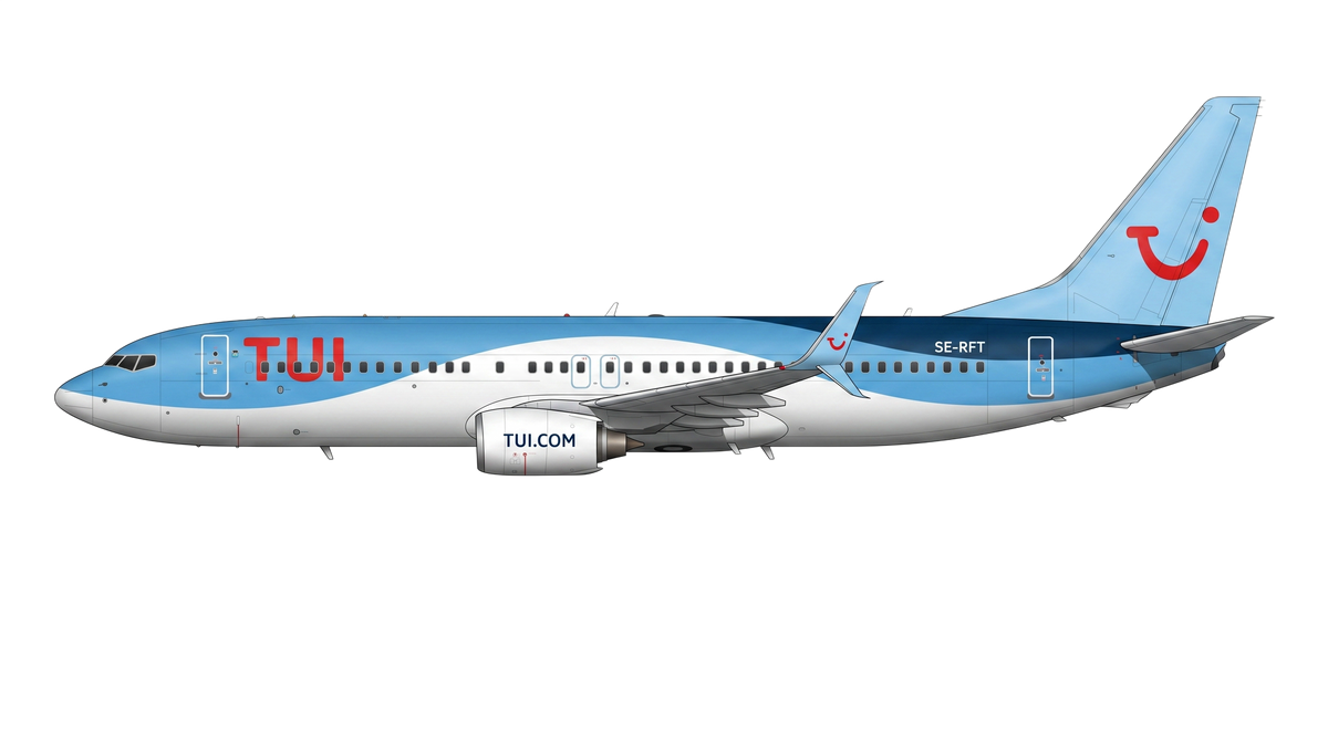 TUIfly Nordic AB Boeing 737 NG livery
