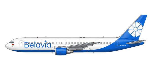 Belavia - Belarusian Airlines Boeing 767 livery