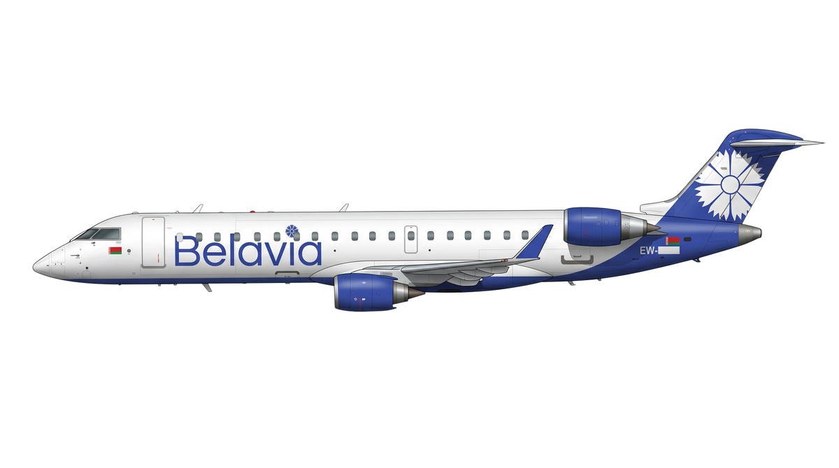 Belavia - Belarusian Airlines Bombardier CRJ-100/2 livery
