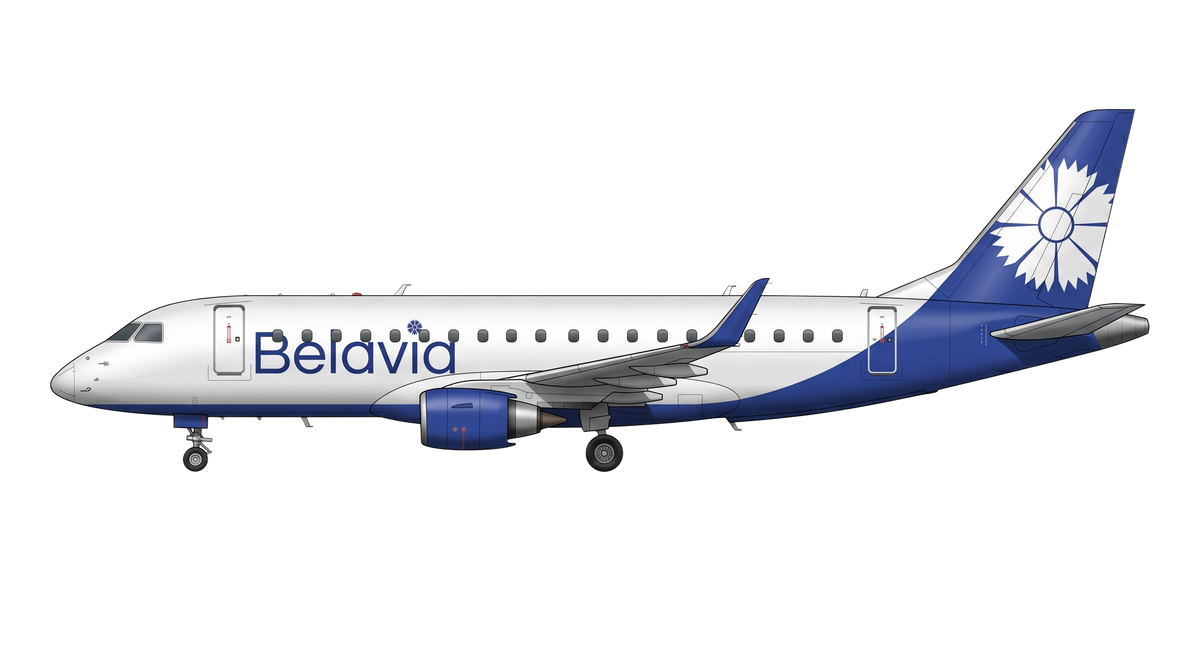 Belavia - Belarusian Airlines Embraer EMB-170/EMB livery